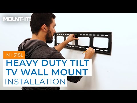 Heavy-Duty Tilt TV Wall Mount with Slim Profile
