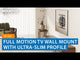 Full Motion TV Wall Mount with Ultra-Slim Profile MI-309 Features Video