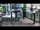 Large Height Adjustable Corner Sit-Stand Desk MI-15001 Features Video