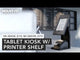 Tablet Kiosk With Printer Shelf
