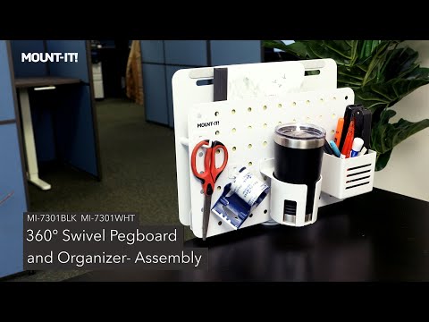 360 Degree Swivel Pegboard and Organized Assembly Video