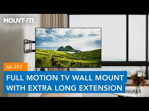 Full Motion TV Wall Mount with Extra Long Extension - TVs up to 70"
