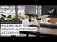 Full motion monitor and laptop mount assembly video