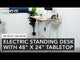 Electric Standing Desk with 48" x 24" Tabletop