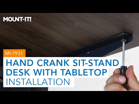 Standing Desk Frame Hand Crank