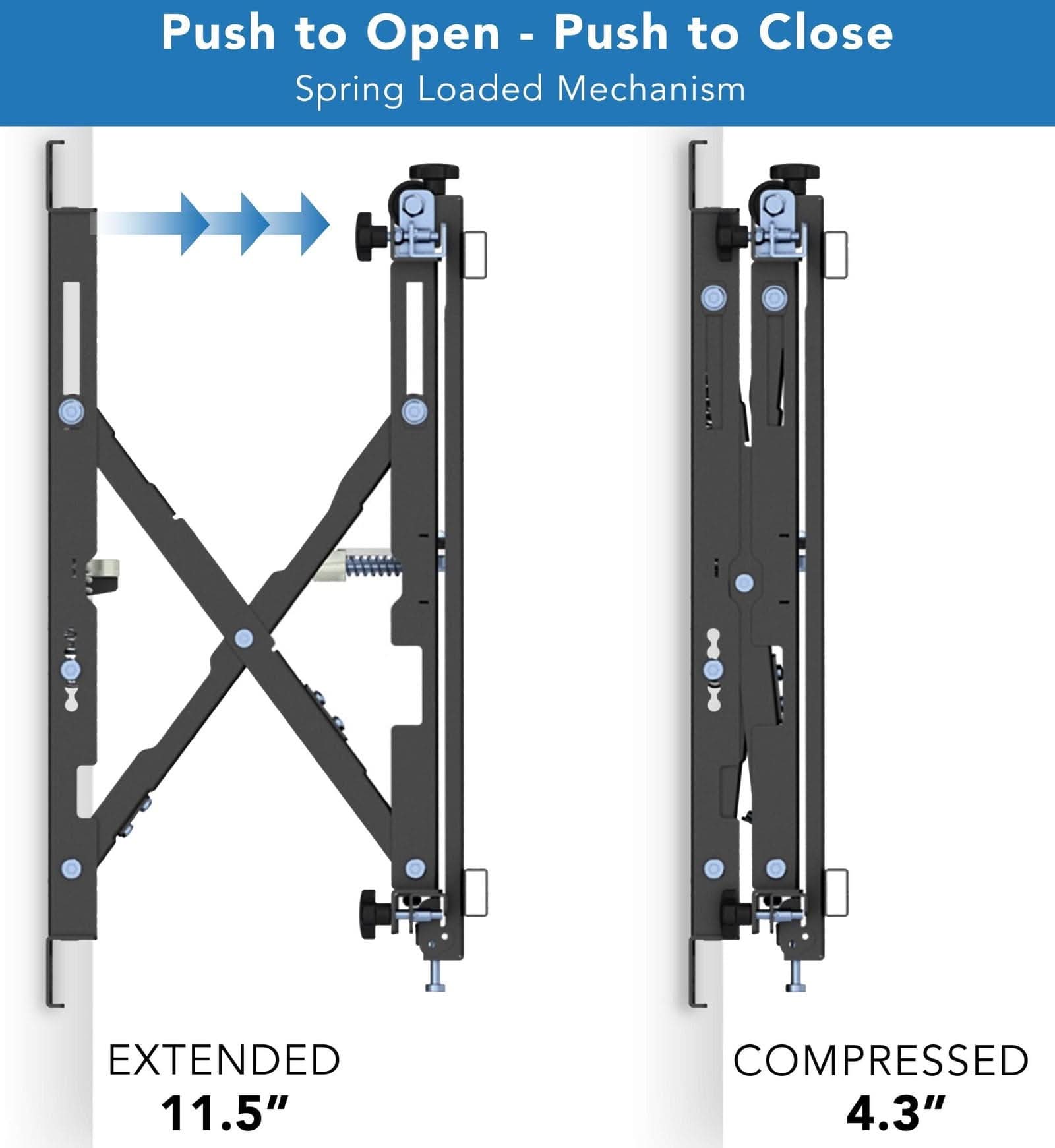 Mount-It! Push-In Pop-Out Video Wall Mount - Thumbnail 4