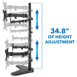 Monitor Stands - Quad Monitor Desk Stand - Mount-It! - MI-2784
