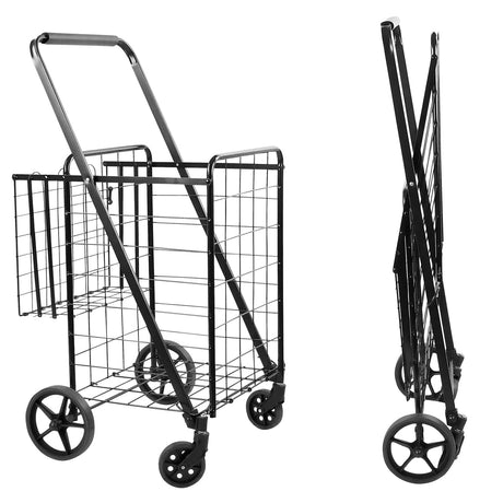 Hand Truck - Rolling Utility Shopping Cart - Mount-It! - MI-907
