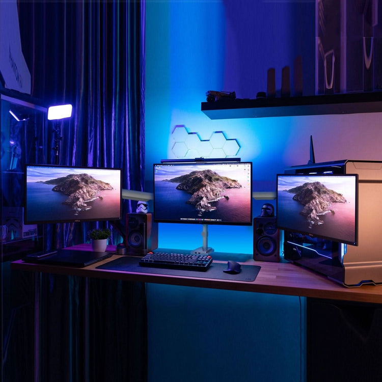 Triple Monitor Mounts & Arms | 3 Monitor Desk Mount Solutions – Mount-It!