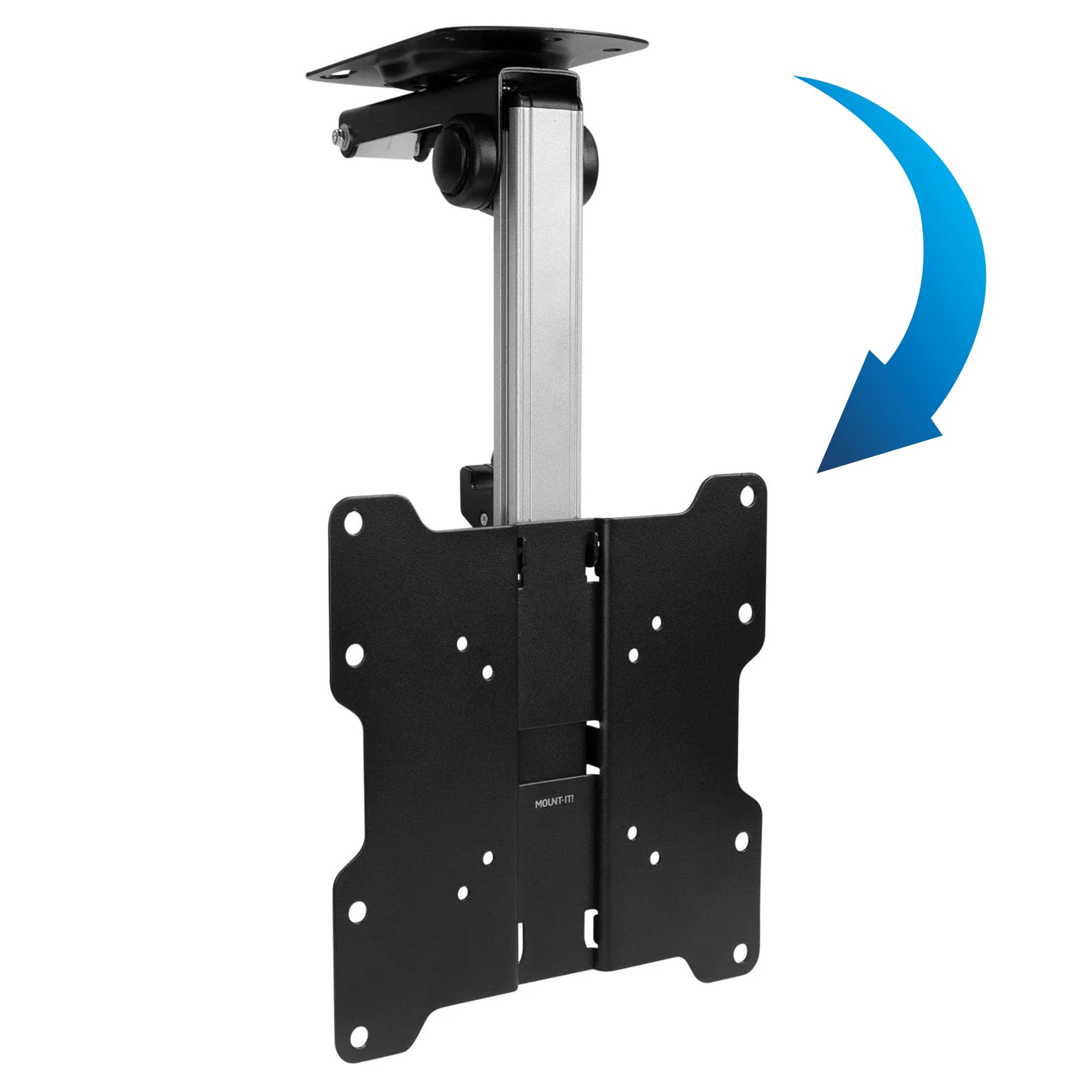Mount-It! Under Cabinet and Ceiling TV Mount for 19" to 37" TVs | holds up to 44 lbs | MI-4222