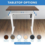 Standing Desk - Single Motor Electric Standing Desk Base - Mount-It! -