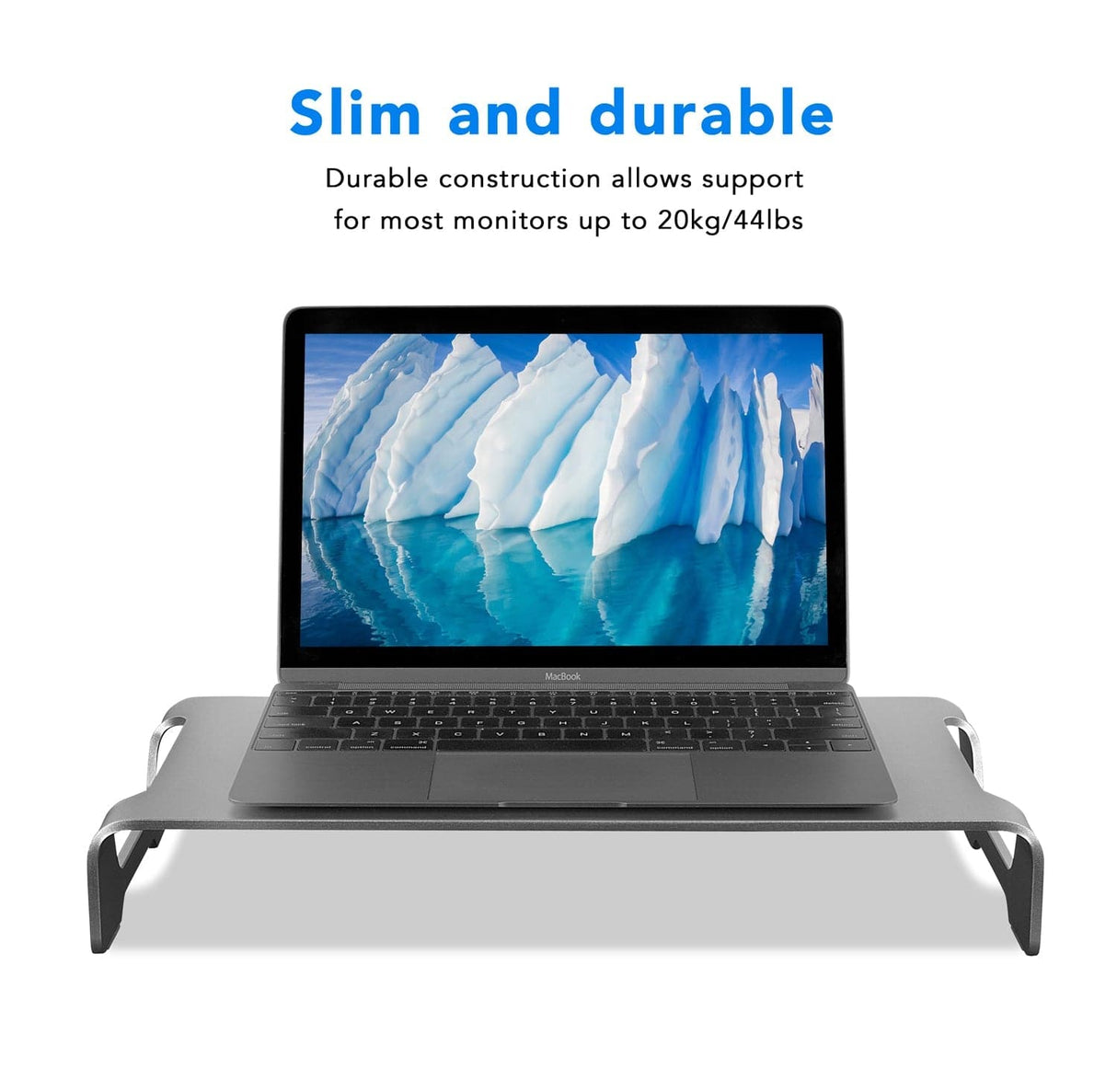 Monitor Risers - Slim Aluminum Riser & Stand - Mount-It! - MI-7275