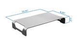 Monitor Risers - Slim Aluminum Riser & Stand - Mount-It! - MI-7275