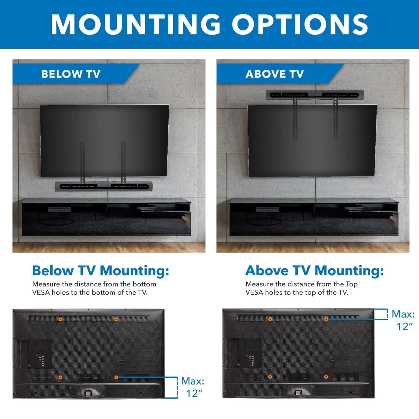 Mount-It! Sonos Arc Sound Bar TV Mounting Bracket | MI-SB52