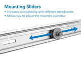 Speaker Mount - Sonos Playbar Wall Mount - Mount-It! - MI-SB42