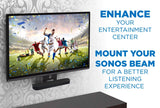 Speaker Mount - Sound Bar TV Mounting Shelf for Sonos Beam - Mount-It! - MI-SB44