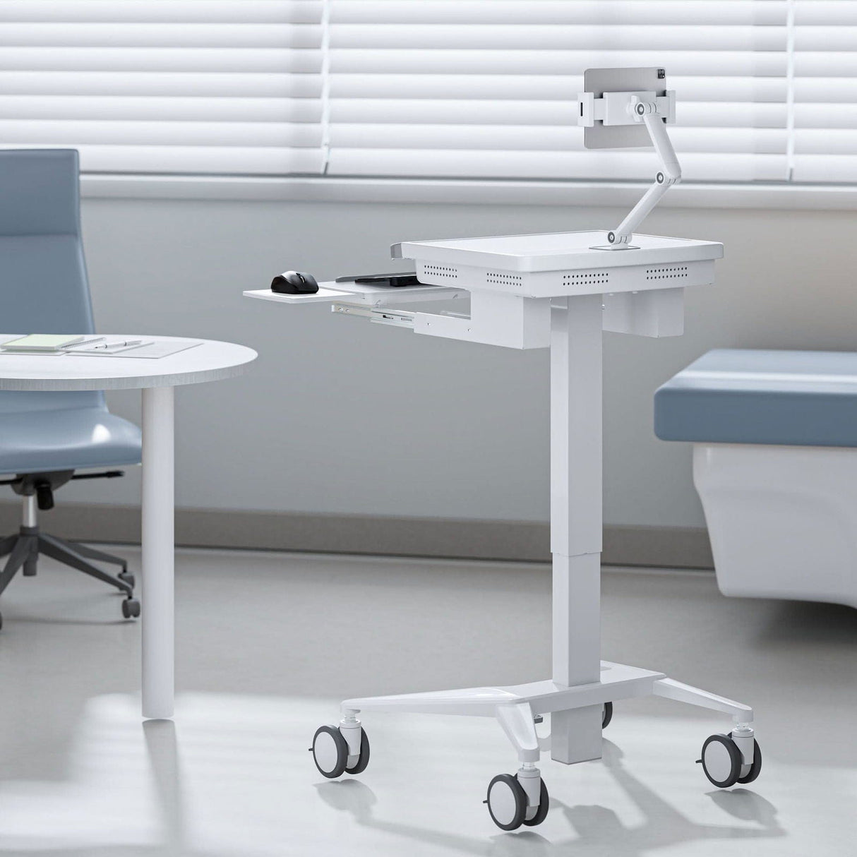 Tablet Mount - Tablet Arm for MedHub Mobile Workstations - Mount-It! - MI-16008