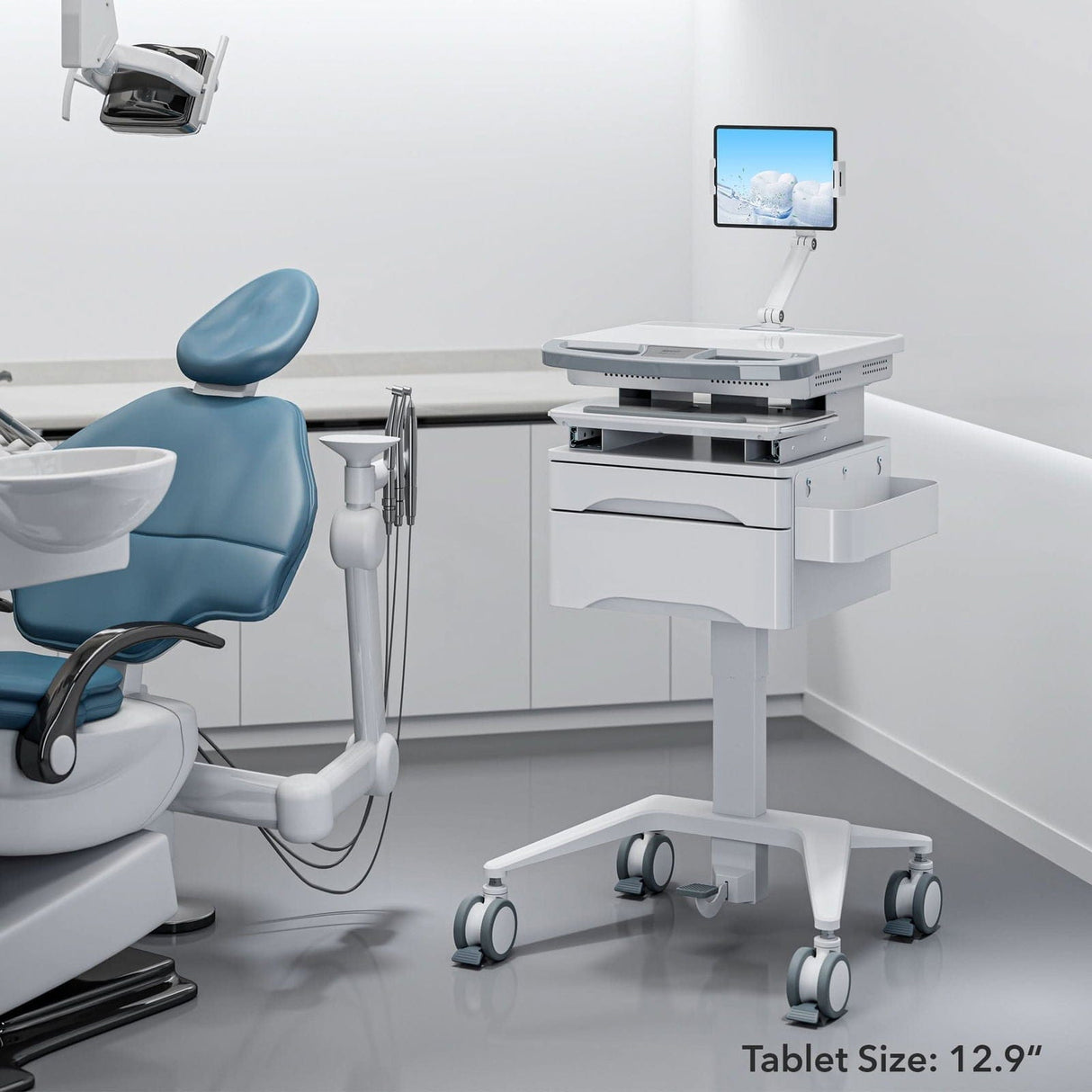 Tablet Mount - Tablet Arm for MedHub Mobile Workstations - Mount-It! - MI-16008