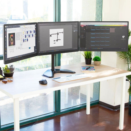 Monitor Pictionary Triple Monitor Mounts & Arms | 3 Monitor Desk Mount Solutions – Mount-It!