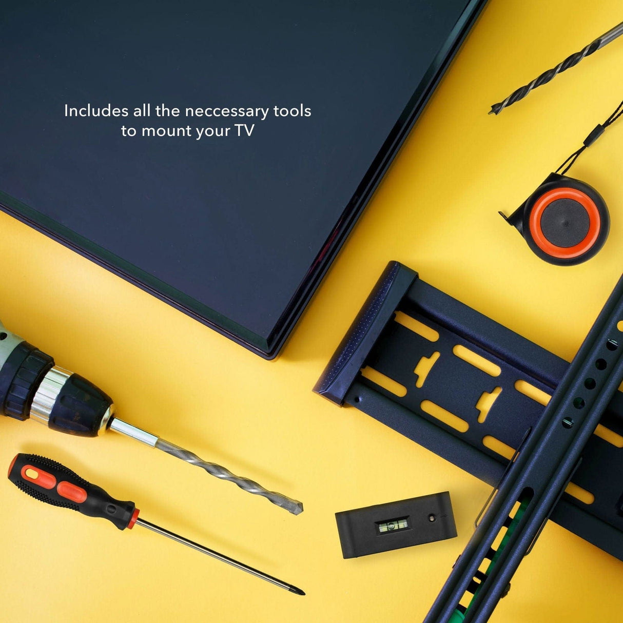 Samsung TV wall mount installation tools kit