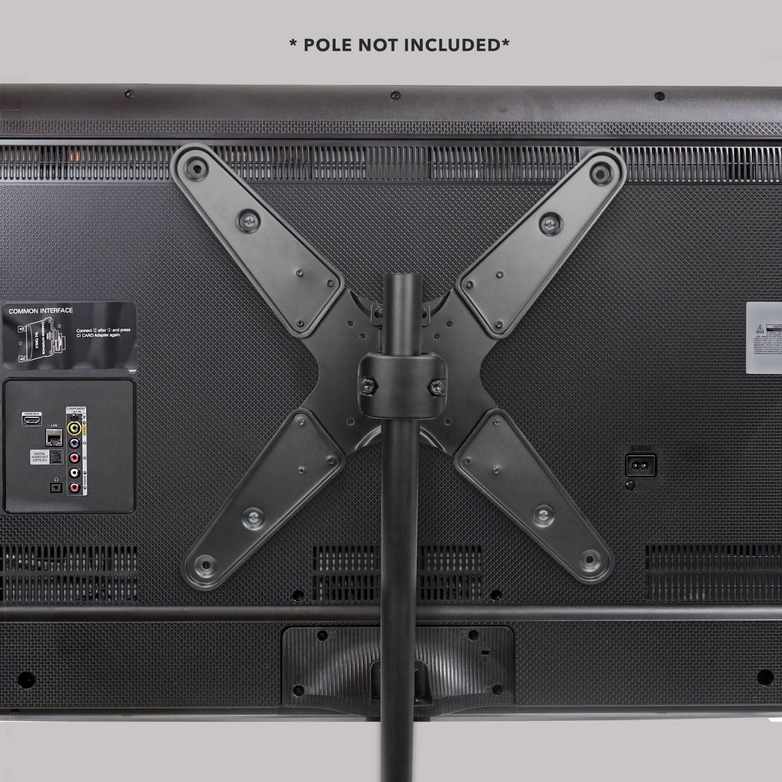 Mount-It! TV Pole Mount for 32" to 55" TVs | holds up to 55 lbs | MI-390XL - Thumbnail 4