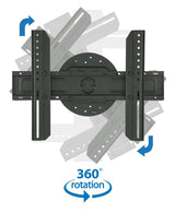 TV Mount - TV Wall Mount With Full 360 Degree Rotation - Mount-It! - MI-1246F