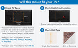 TV Mount - TV Wall Mount With Full 360 Degree Rotation - Mount-It! - MI-1246F