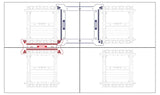 TV Mount - TV Wall Mount x4 plus FREE Spacer for 55" TV Video Wall Installation - Mount-It! - MI-367BDL