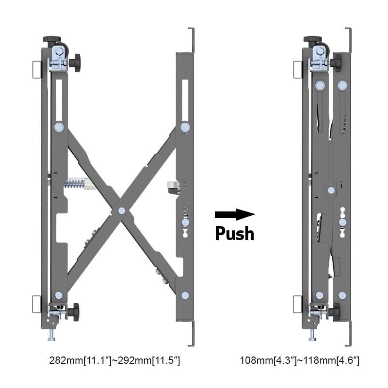 TV Mount - TV Wall Mount x4 plus FREE Spacer for 55" TV Video Wall Installation - Mount-It! - MI-367BDL