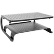 Monitor Risers - Two Tier Monitor Stand with Shelf - Mount-It! - MI-7361