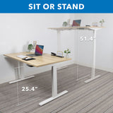 Ultimate Dual Motor Electric Standing Desk with 55" Tabletop