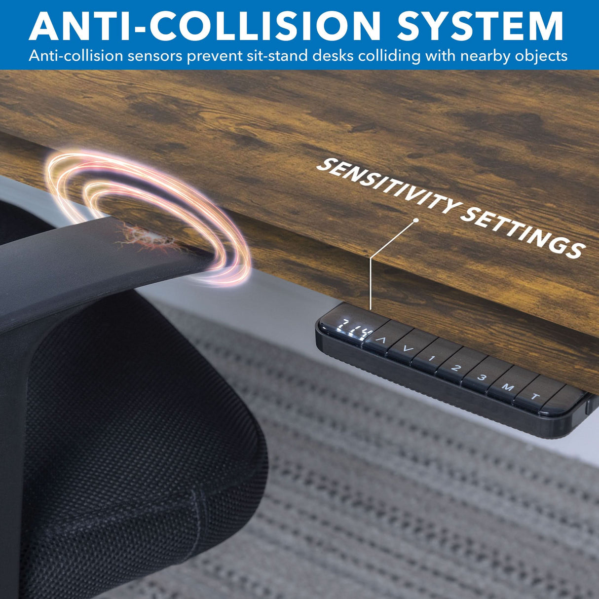 Ultimate Dual Motor Electric Standing Desk with 55" Tabletop