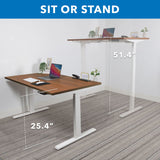 Ultimate Dual Motor Electric Standing Desk with 55" Tabletop