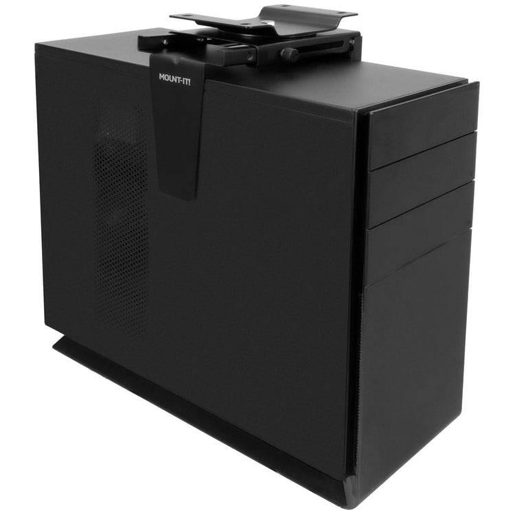 Under Desk PC & CPU Mounts for Space-Saving Work – Mount-It!
