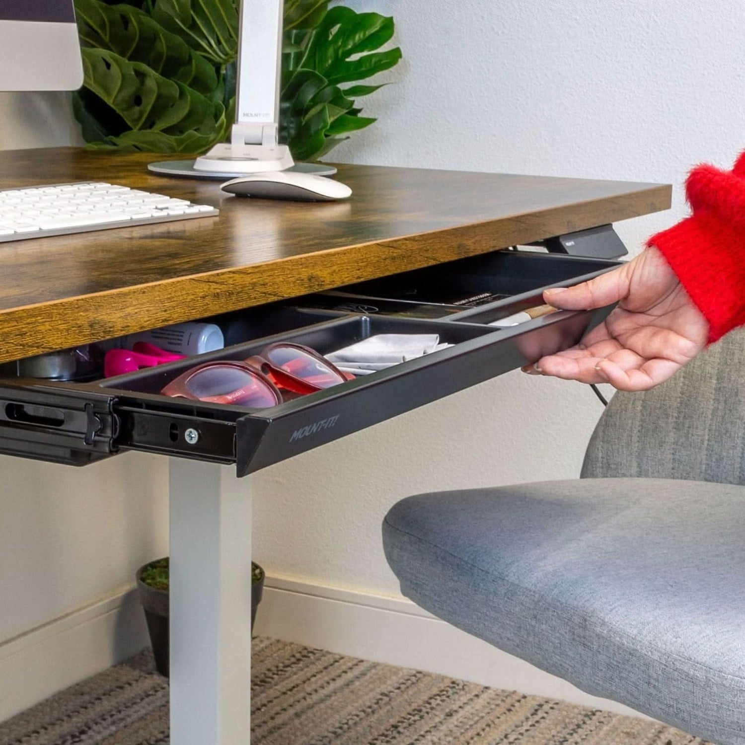 Mount-It! Under Desk Drawer - Deep - Mount-It! | MI-7298BLK