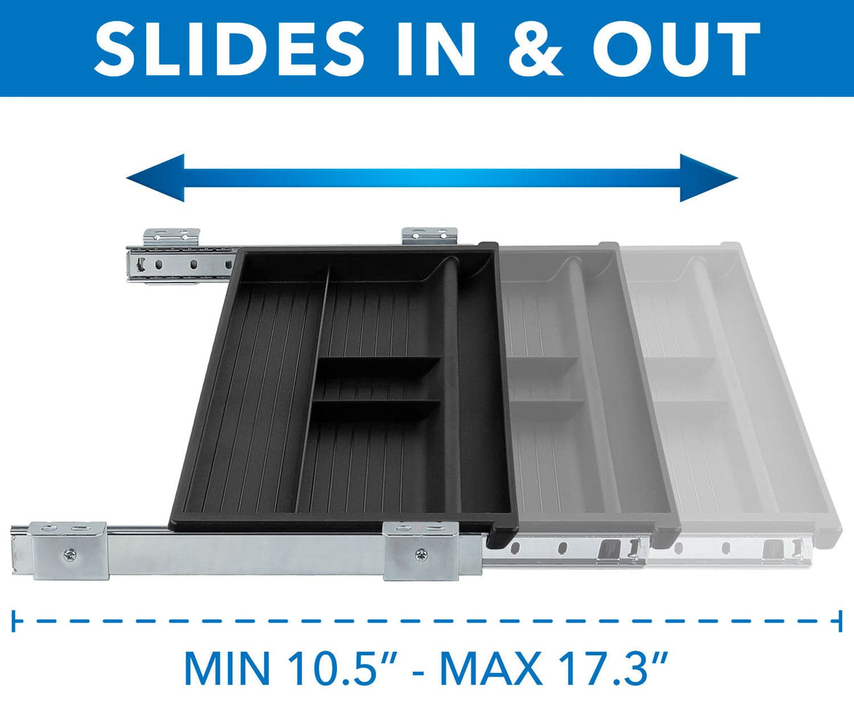 Desk Accessories - Under Desk Slide Out Pencil Drawer - Mount-It! - MI-7144