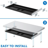Desk Accessories - Under Desk Slide Out Pencil Drawer - Mount-It! - MI-7144