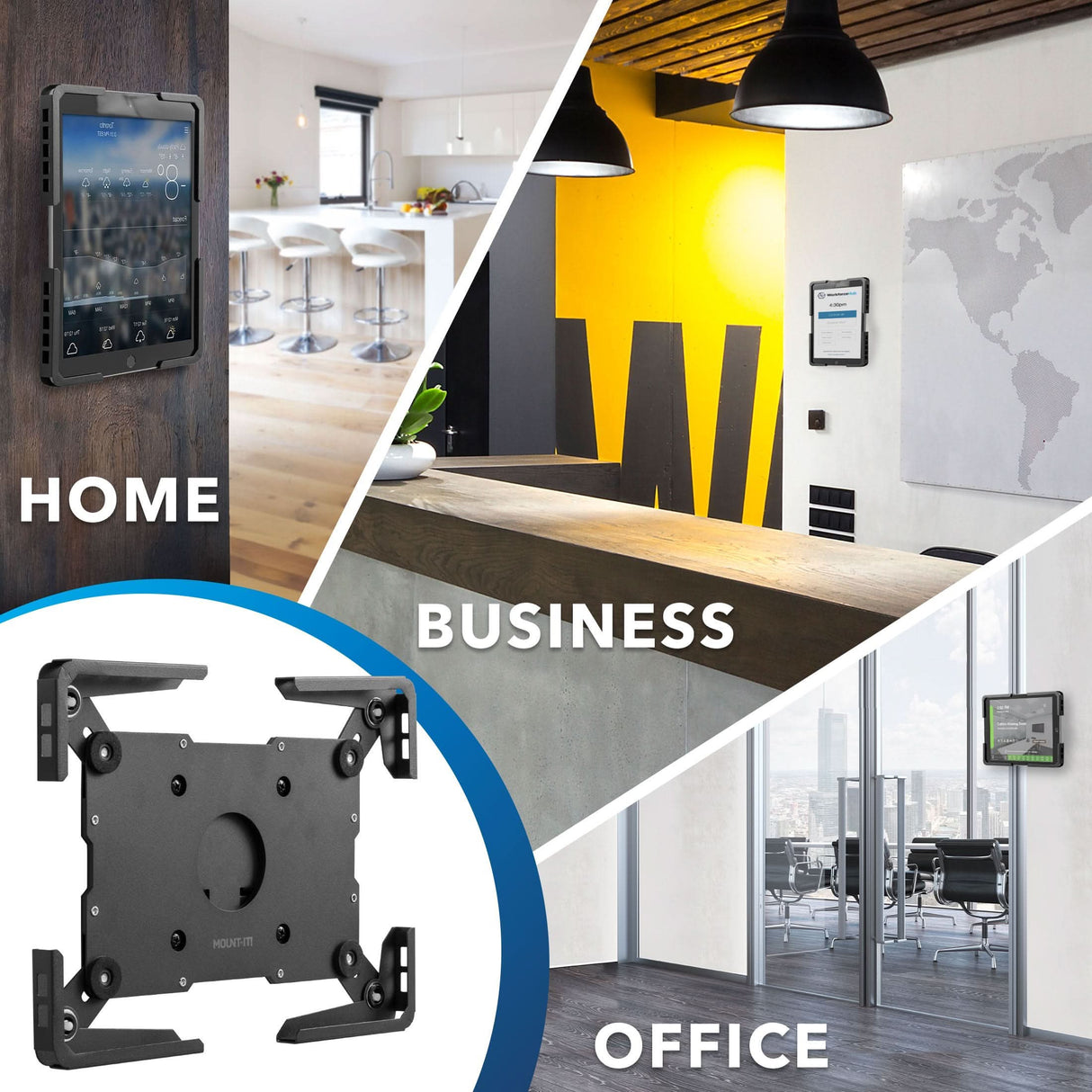 Universal Tablet Wall Mount Mount It universal-tablet-wall-mount-mount-it