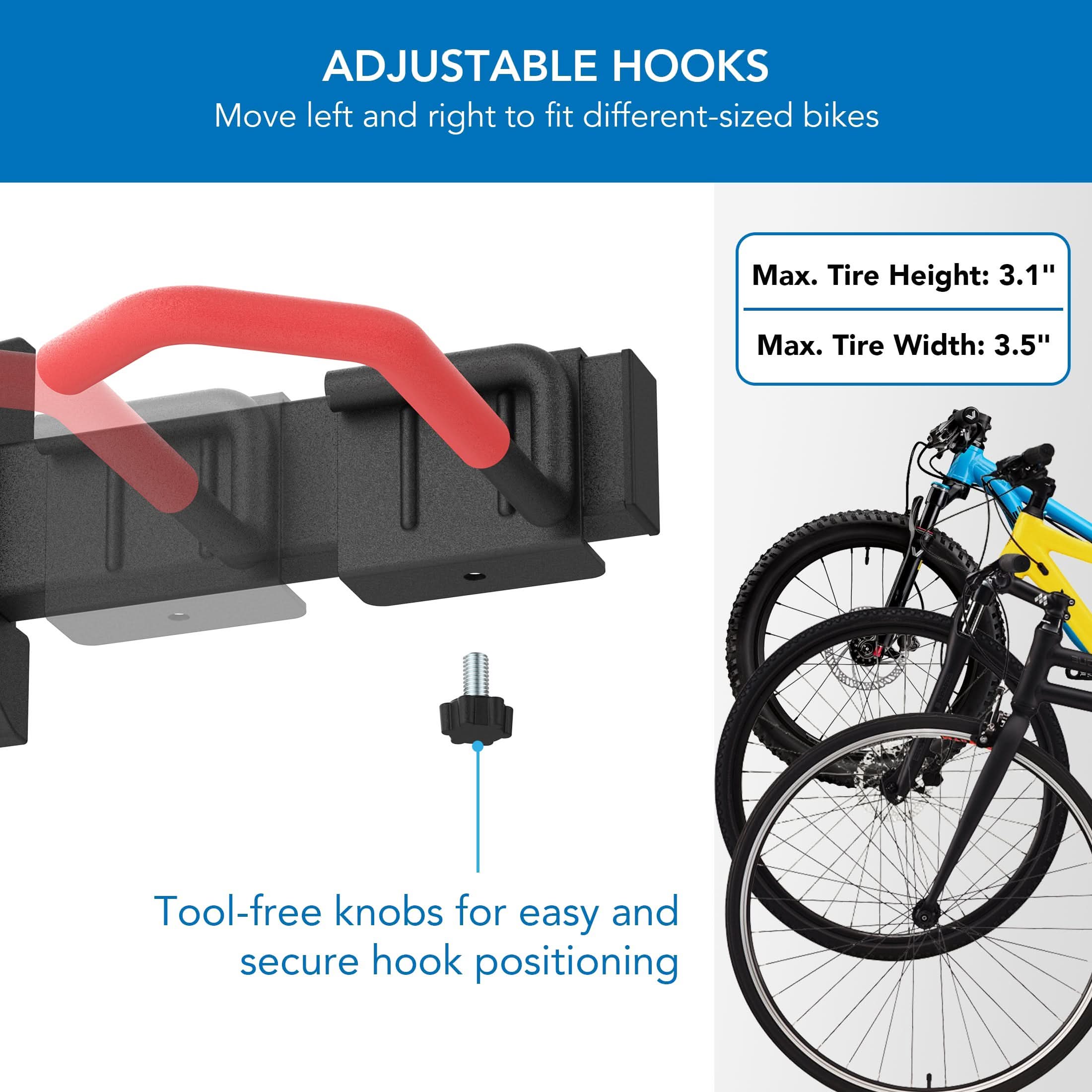 Mount-It! Bike Wall Mount MI-9025 - Thumbnail 5