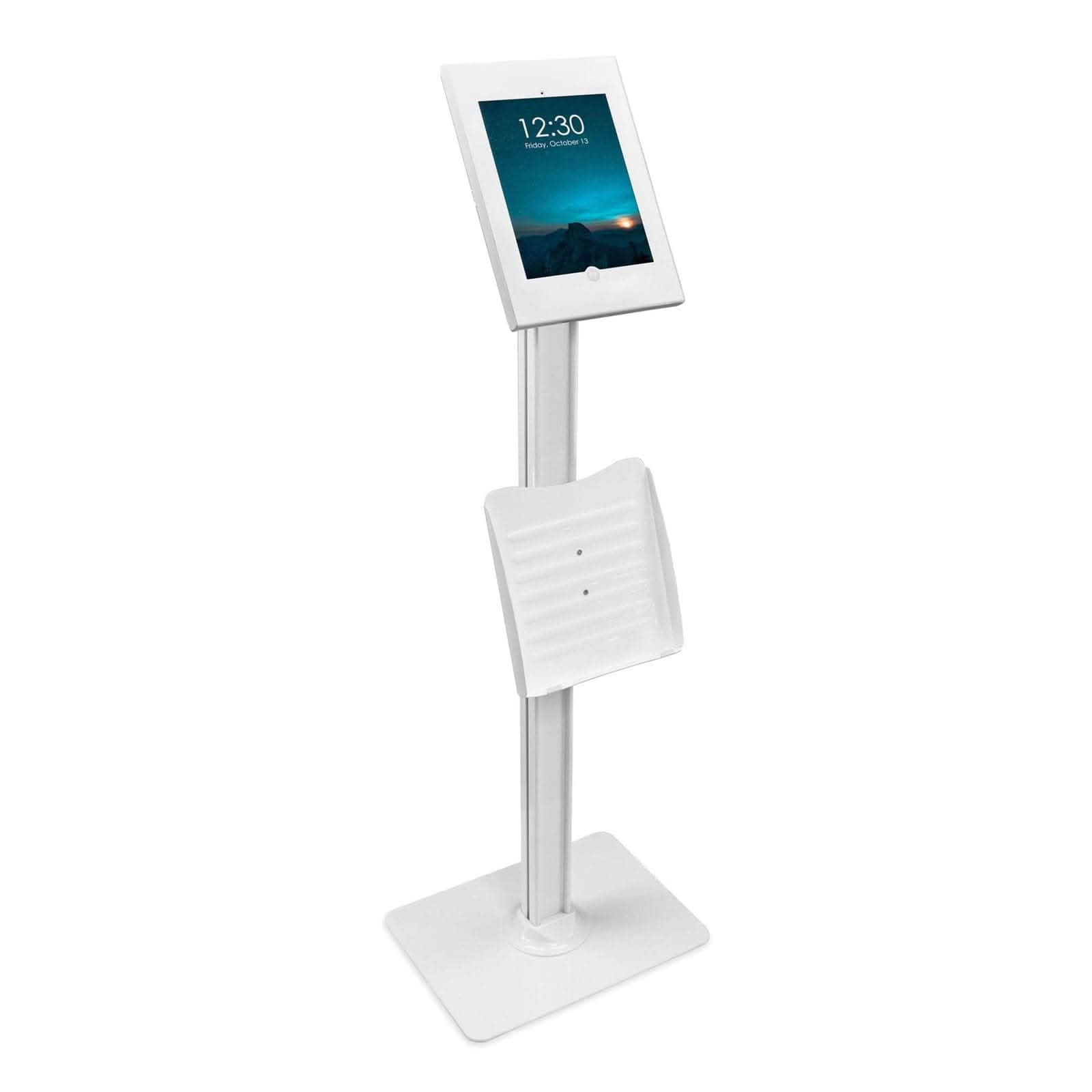 Anti-Theft Tablet Kiosk with Document Holder for iPad, iPad Air, iPad Pro - Mount-It!
