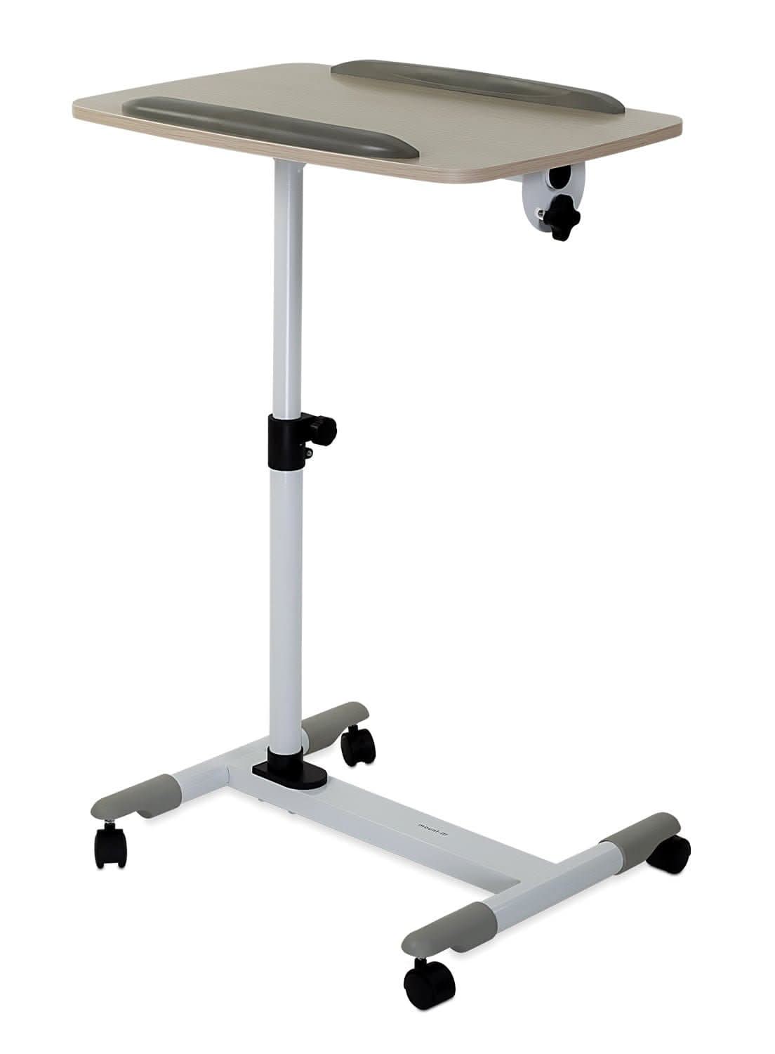 Mount-It! Height Adjustable Rolling Laptop Cart | holds up to 22 lbs | MI-7946
