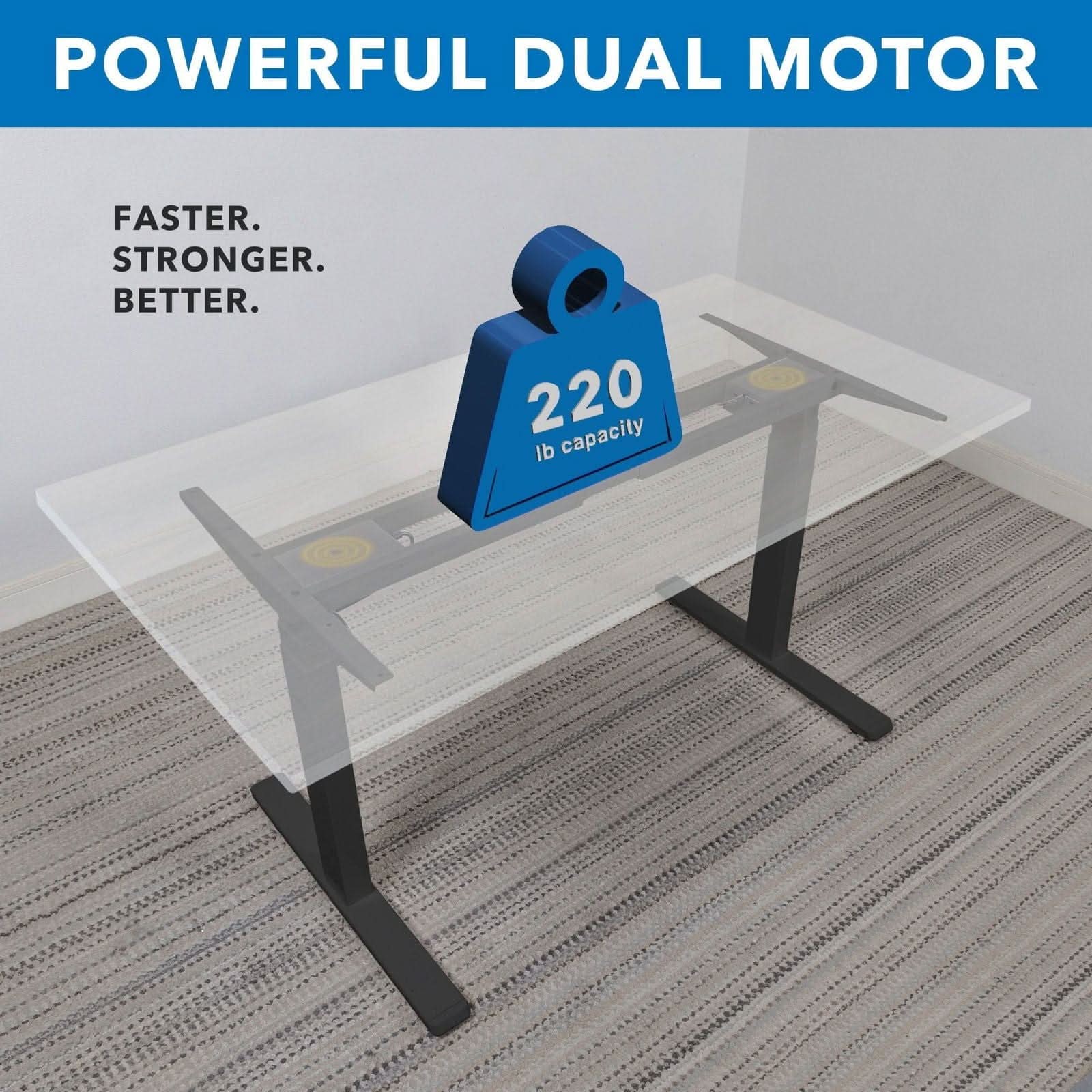 Ultimate Dual Motor Electric Standing Desk with 48