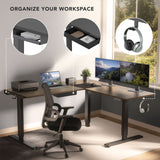 Standing Desk - XL Electric Height Adjustable Corner Standing Desk - Mount-It! -