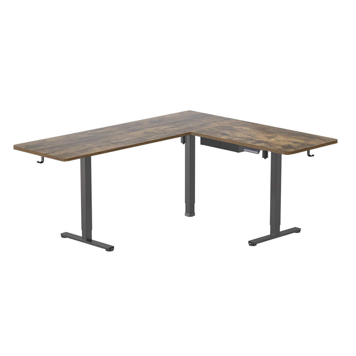 Standing Desk - XL Electric Height Adjustable Corner Standing Desk - Mount-It! -