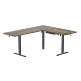 Standing Desk - XL Electric Height Adjustable Corner Standing Desk - Mount-It! -