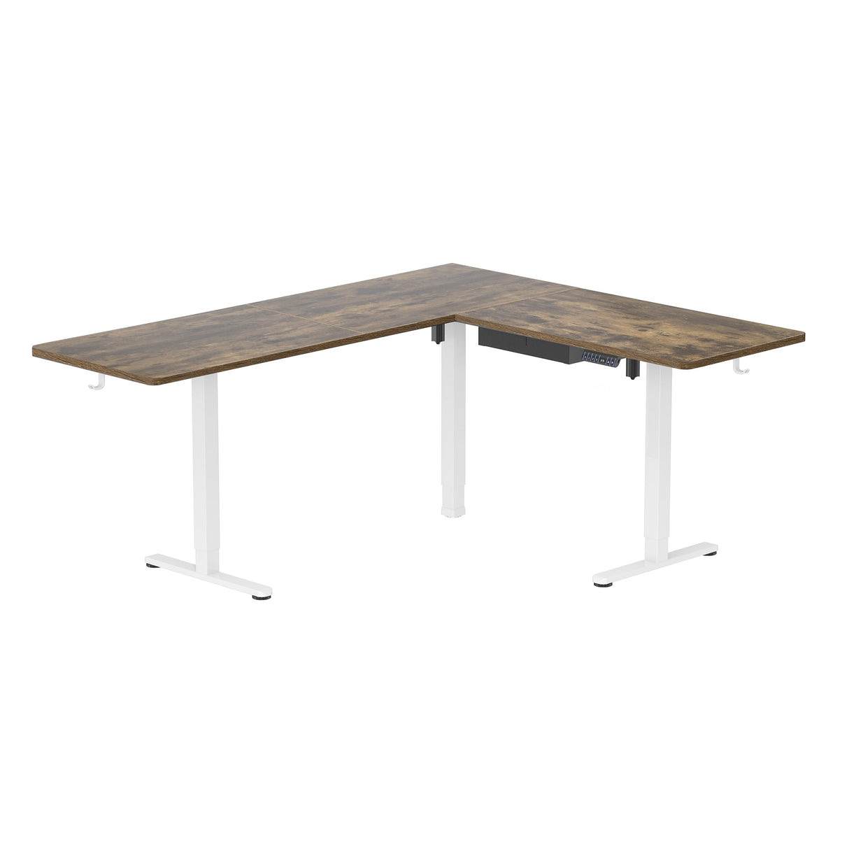 Standing Desk - XL Electric Height Adjustable Corner Standing Desk - Mount-It! -