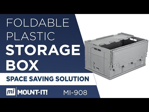 Collapsible Plastic Storage Crate