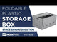 Collapsible Plastic Storage Crate