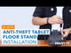 Anti-Theft Tablet Floor Stand