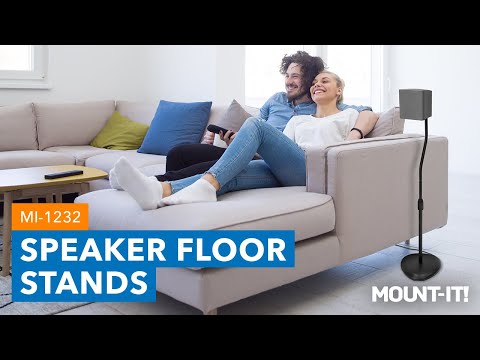 Height Adjustable Speaker Floor Stands (2 ct.)